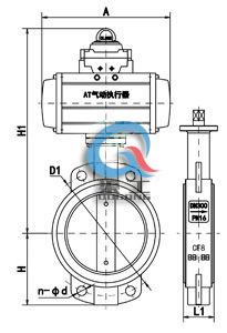 對夾式氣動(dòng)蝶閥 (軟密封)