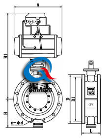 氣動調節(jié)蝶閥 (法蘭式)